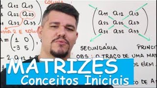 🔴MATRIZES Conceitos Iniciais [upl. by Orpheus]