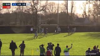 BARRY GROGAN WINNING POINT FOR AHERLOW V WOLFE TONES SHANNON 2024 MUNSTER INTERMEDIATE CLUB FOOTBALL [upl. by Ybot]