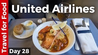 United Airlines Review  Business Class from Lisbon to New York City and NYC Pizza [upl. by Darrey233]