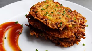 Hash Brown Recipe  How to make crispy Hash Brown  Cheesy Hash Brown for Breakfast [upl. by Eelitan908]