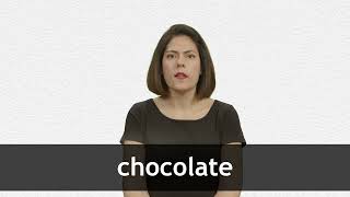 How to pronounce CHOCOLATE in European Spanish [upl. by Aimik]