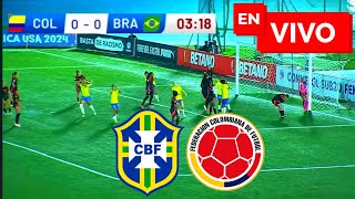 🔴 Colombia vs Brasil EN VIVO  Fase Final Sudamericano Sub 20 [upl. by Odareg167]