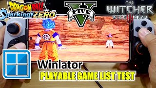 WINLATOR PLAYABLE GAME TEST LIST [upl. by Timothea]