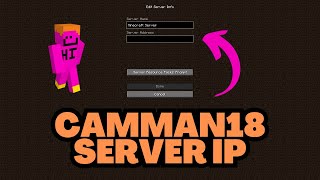 Minecraft camman18 Server IP Address [upl. by Olegnaleahcim]