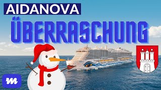 WinterÜberraschung AIDAnova fährt ab Hamburg ⚓️ Buchungsrekord für Mein Schiff  Kreuzfahrt Update [upl. by Kiran]