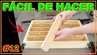 IDEA SÚPER ÚTIL PARA HACER CON MADERAS VIEJAS VIDEO 12 carpinteria arteenmadera [upl. by Avictor338]