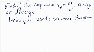 Calculus2 Find if The Sequence annnn Converge or Diverge [upl. by Yvan944]