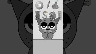 GRAY INCREDIBOX SPRUNKI ANIMATION  GRAY FOOD EMOJI MUKBANG SHORTS [upl. by Enileme]