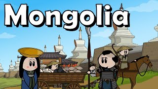 The Largest Empire  The Animated History of Mongolia [upl. by Ahsimrac]