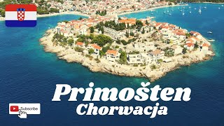 Primošten 🌴 Chorwacja Spacer dookoła półwyspu i najpiękniejsze plaże w Primošten 4K [upl. by Aizitel]