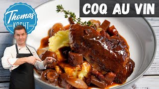 Coq au vin  der Klassiker aus Frankreich [upl. by Kilbride]