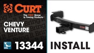 Trailer Hitch Install CURT 13344 on 2001 Chevrolet Venture [upl. by Leo]