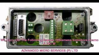 Siemens Simodrive Posmo Repairs  Advanced Micro Services Pvt LtdBangaloreIndia [upl. by Summers]