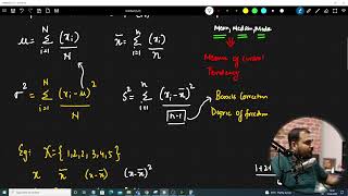 Tutorial 5Measure Of Dispersion Variance And Standard Deviation In Hindi [upl. by Aidnac]