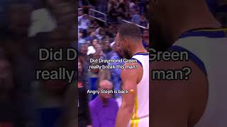 Stephen Curry Angry Outburst After Sobbing OnCourt Draymond Really Broke This Man stephcurry nba [upl. by Kirenoj356]