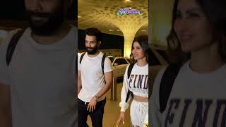 Mouni Roy Spotted At Mumbai Airport With Her Husband Suraj Nambiar  shorts viralshorts [upl. by Sofko568]