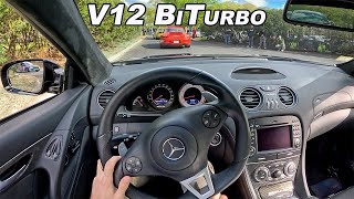 I Drove The SL65 AMG Black Series to My Favorite Cars and Coffee  POV Therapy [upl. by Einneg]