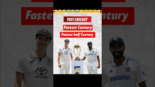 Test Cricket में Fastest Century amp Fastest Half Century And Slowest Century amp Slowest Half Century 🤔 [upl. by Lerret788]