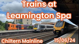 Trains at Leamington Spa  Feat Thrash and Mega Tones 150624 [upl. by Tonjes]