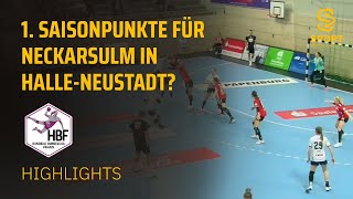 SV Union HalleNeustadt  SportUnion Neckarsulm  Highlights  7 Spieltag HBF  SDTV Handball [upl. by Cruce]