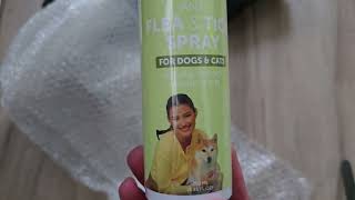 unboxing videoAnti Flea amp Tick Spray for Dogs Infused with Citronella Neem amp Eucalyptus Oils [upl. by Amadus751]