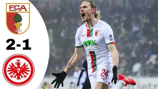 FC Augsburg VS Eintracht Frankfurt 21 Highlights  Bundesliga 20232024 [upl. by Ailedamla862]