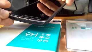 Water Drop Sliding Test on Nillkin Tempered Glass Screen Protector [upl. by Aneras]