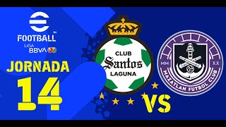 Santos Laguna  Mazatlán  Jornada 14  Apertura 2024 [upl. by Lahsram]