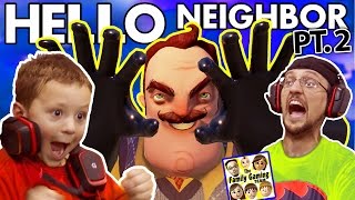 WE SCARED OUR BLIND NEIGHBOR FGTEEV Scary Hello Neighbor Horror Game Part 2 Alpha 2 Update [upl. by Gnihc]