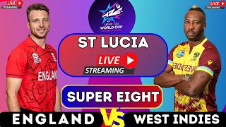 LIVE ENGLAND vs WEST INDIES T20 WORLDCUP  LIVE WI VS ENG T20 WORLDCUP  LIVE T20 WORLDCUP [upl. by Yrelbmik]