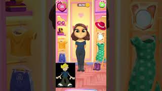 Chad dackson outfit ideas in Talking Angela 2 angela Chaddackson shorts [upl. by Norabel]