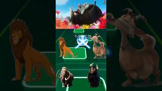 Lion King Simba Vs Ferdinand Vs Funny goat Vs Funny mammoth 🦣 coffindance funnyanimal ytshorts [upl. by Ahkos]