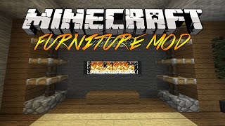 Minecraft Furniture Mod  Mod ShowcaseMod Review So Sick [upl. by Hewes]