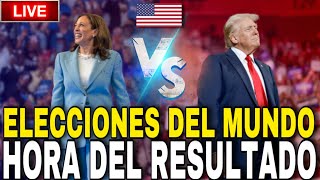 🔴 DIRECTO HORA DEL RESULTADO ELECCIONES DEL MUNDO EN EEUU [upl. by Helli]