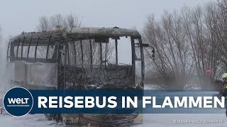 RETTUNGSEINSATZ AUF A20 Großbrand vereitelt Ausflug zum Weihnachtsmarkt in Lübeck [upl. by Retsam65]