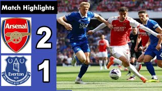 Arsenal vs Everton 21 Highlights Download English Premier League EPL football shorts arsenal [upl. by Aneehsor219]