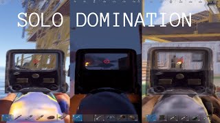 SOLO Domination On The HARDEST Server In RUST [upl. by Merton354]