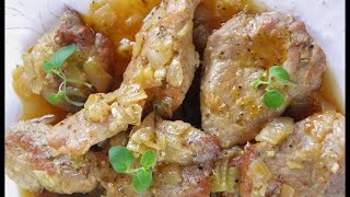 HIT Polędwiczki wieprzowe duszone w sosie własnym  Pork tenderloin recipe  MajkelGotuje [upl. by Tessa]