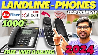 Best Landline Phone for Jio FiberAirtel BroadbandBSNL Fiber⚡Best Landline Phones 2024 [upl. by Fulbright827]