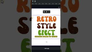 Adding grunge effect to text in Canva 🤘🖤 [upl. by Enelegna]
