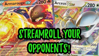 Arceus VStar Armarouge ex Are an IMPRESSIVE Pair Pokemon TCG Live [upl. by Ecined175]