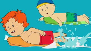 Caillou Learns to Surf  Caillou Compilations [upl. by Orenid]