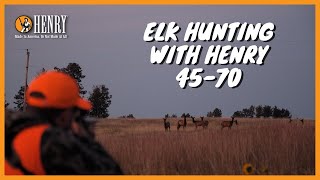 Henry Color Case Hardened 4570 Nebraska Elk Hunting huntwithahenry [upl. by Shawn833]