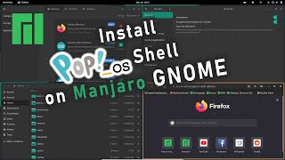 Install PopOS Shell on Manjaro GNOME [upl. by Giacomo]