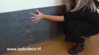 Polyurethaan 3D wandpanelen van Aydo Deco [upl. by Cointon]