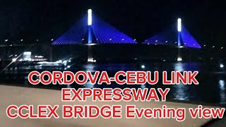 CCLEX Bridge IN Cebu Philippines II Evening view II Going to MACTAN AIRPORT [upl. by Ahtram124]