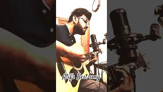 Aadat 💜 vocal cover aadat atifaslam guitar acousticcover [upl. by Nirroc]