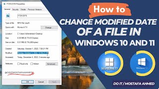 How to Change Last Modified Date Creation Date Accessed Date of any File and Folders on Your PC [upl. by Enyalahs87]