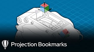 Pin custom perspective settings using Projection bookmarks  Corel DESIGNER [upl. by Eerahc856]