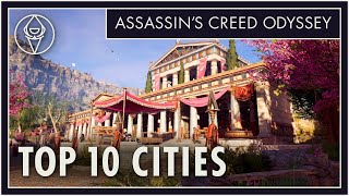 Top 10 Cities in Assassins Creed Odyssey [upl. by Schwing715]